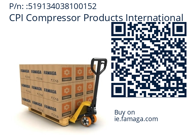 Repair kit  CPI Compressor Products International 519134038100152
